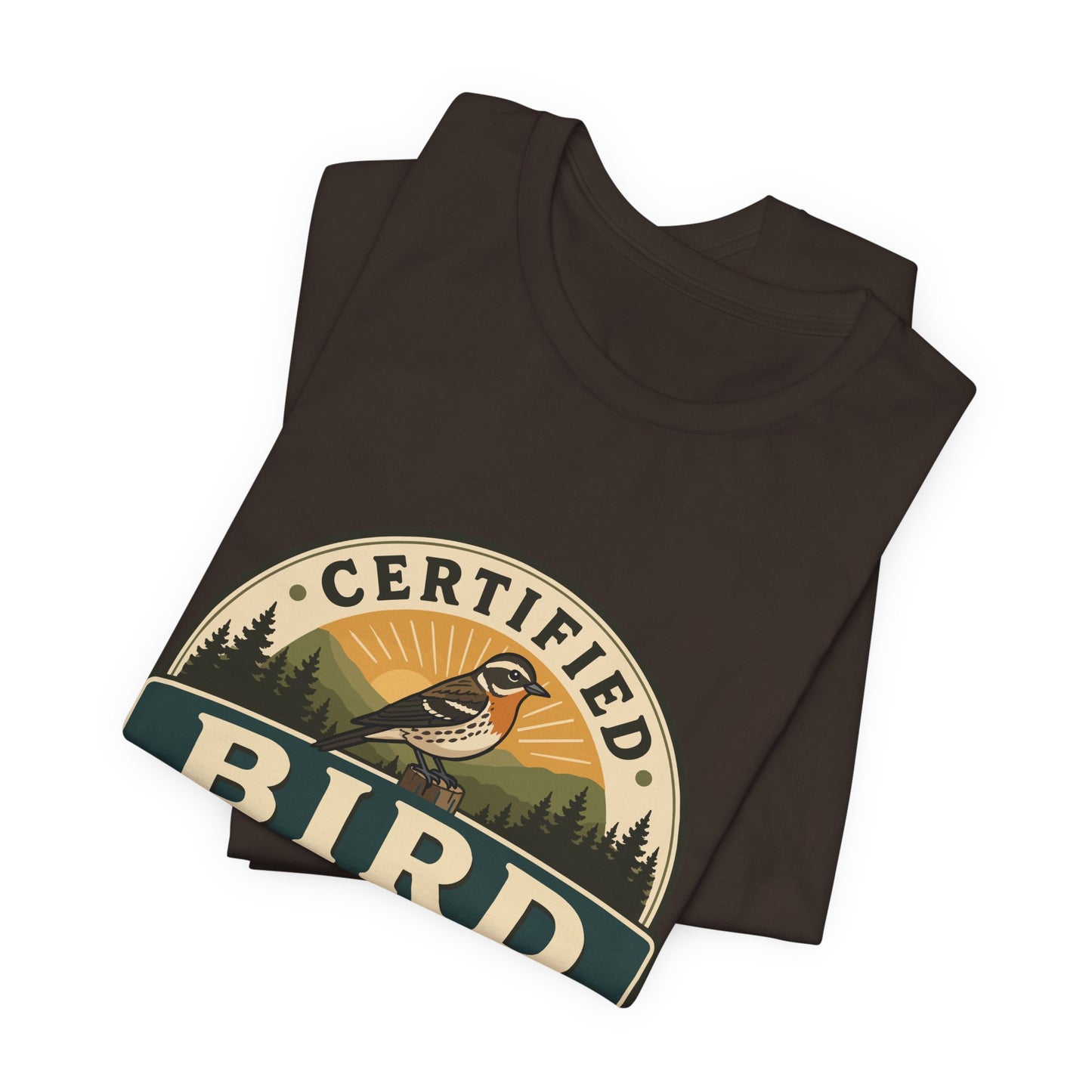 Certified Bird Watcher T-Shirt — Vintage Nature Birding Tee