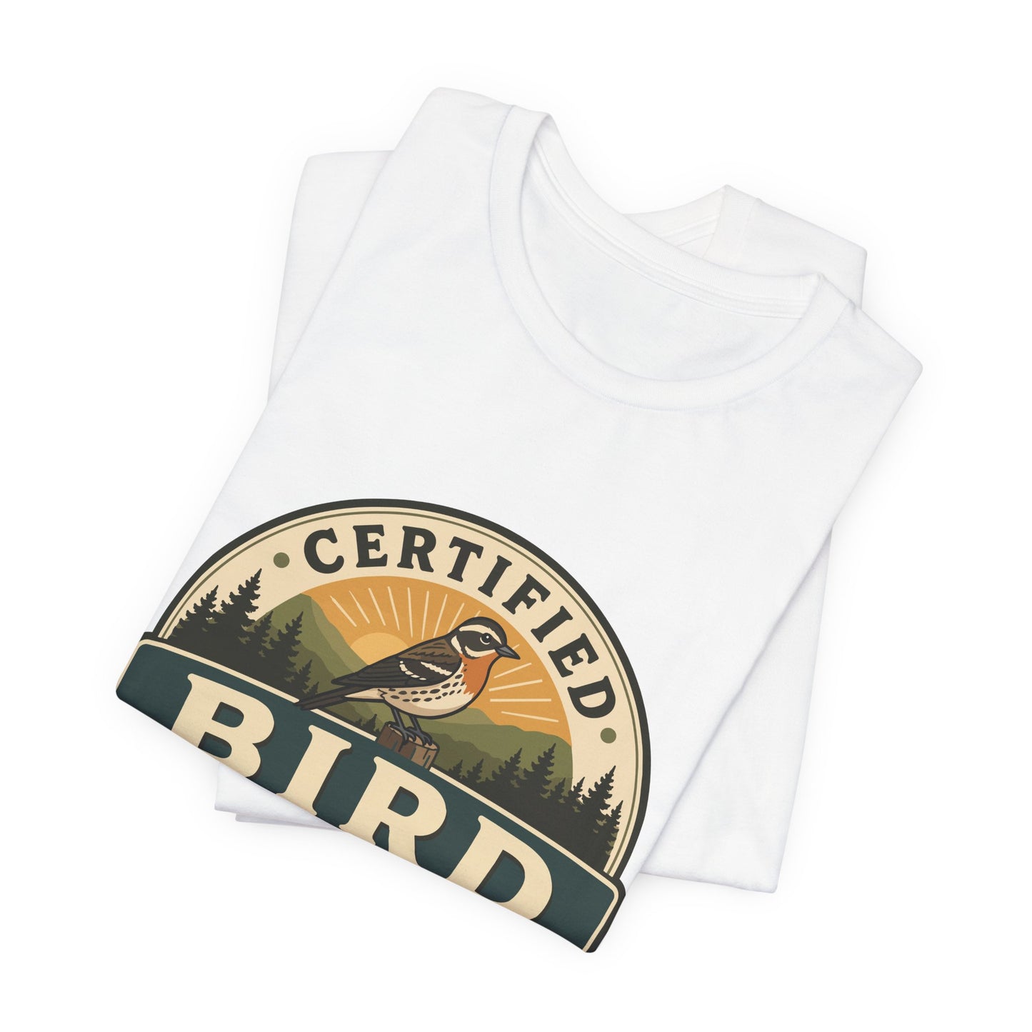 Certified Bird Watcher T-Shirt — Vintage Nature Birding Tee