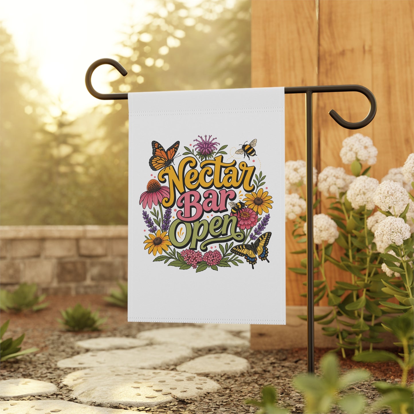 Nectar Bar Open - Garden & House Banner