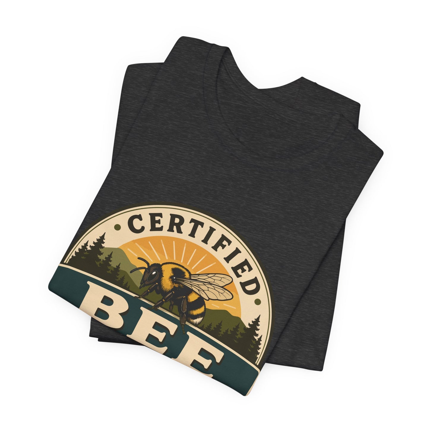 Certified Bee Watcher T-Shirt — Beekeeper Gardening Gift
