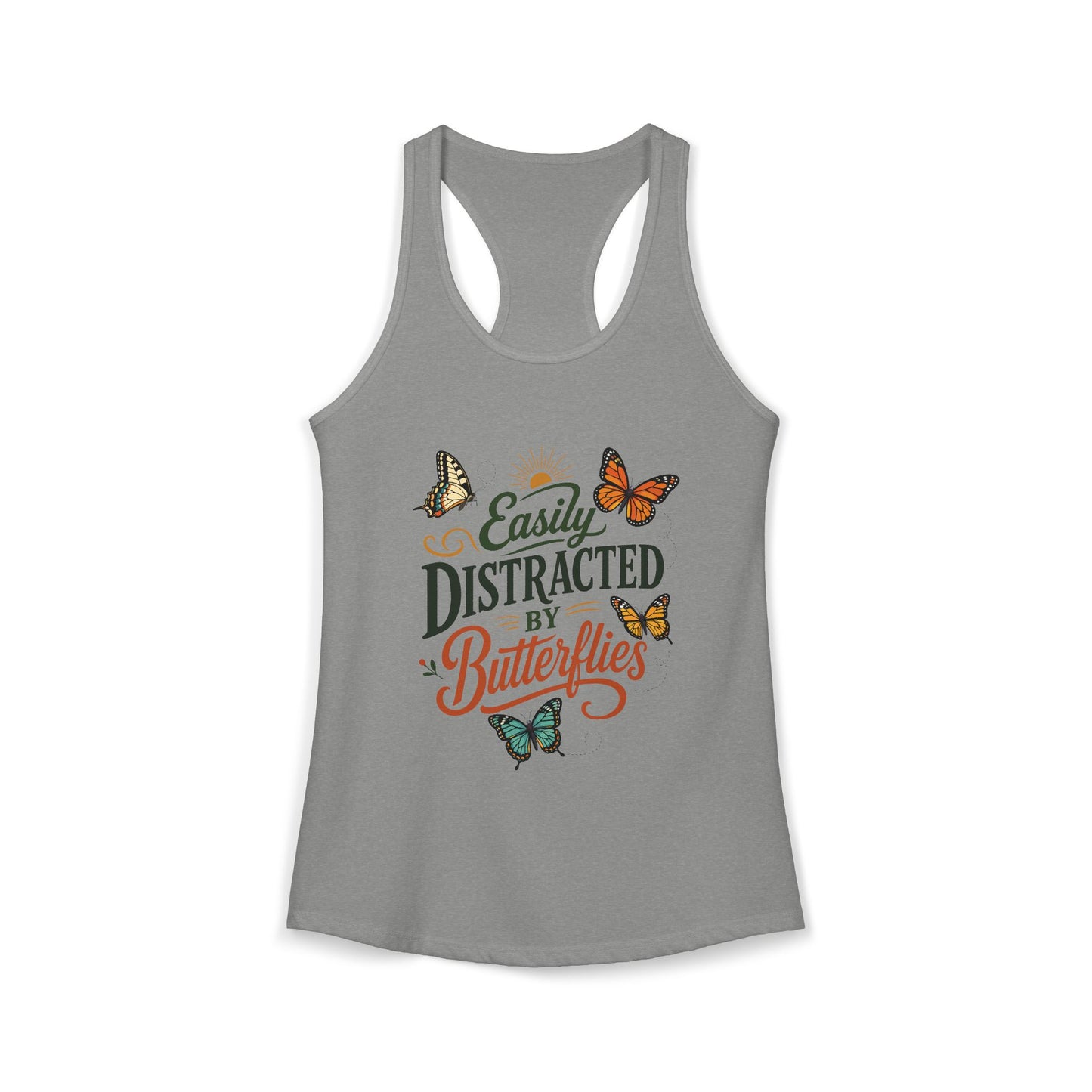 Easily Distracted by Butterflies - Women's Racerback Tank