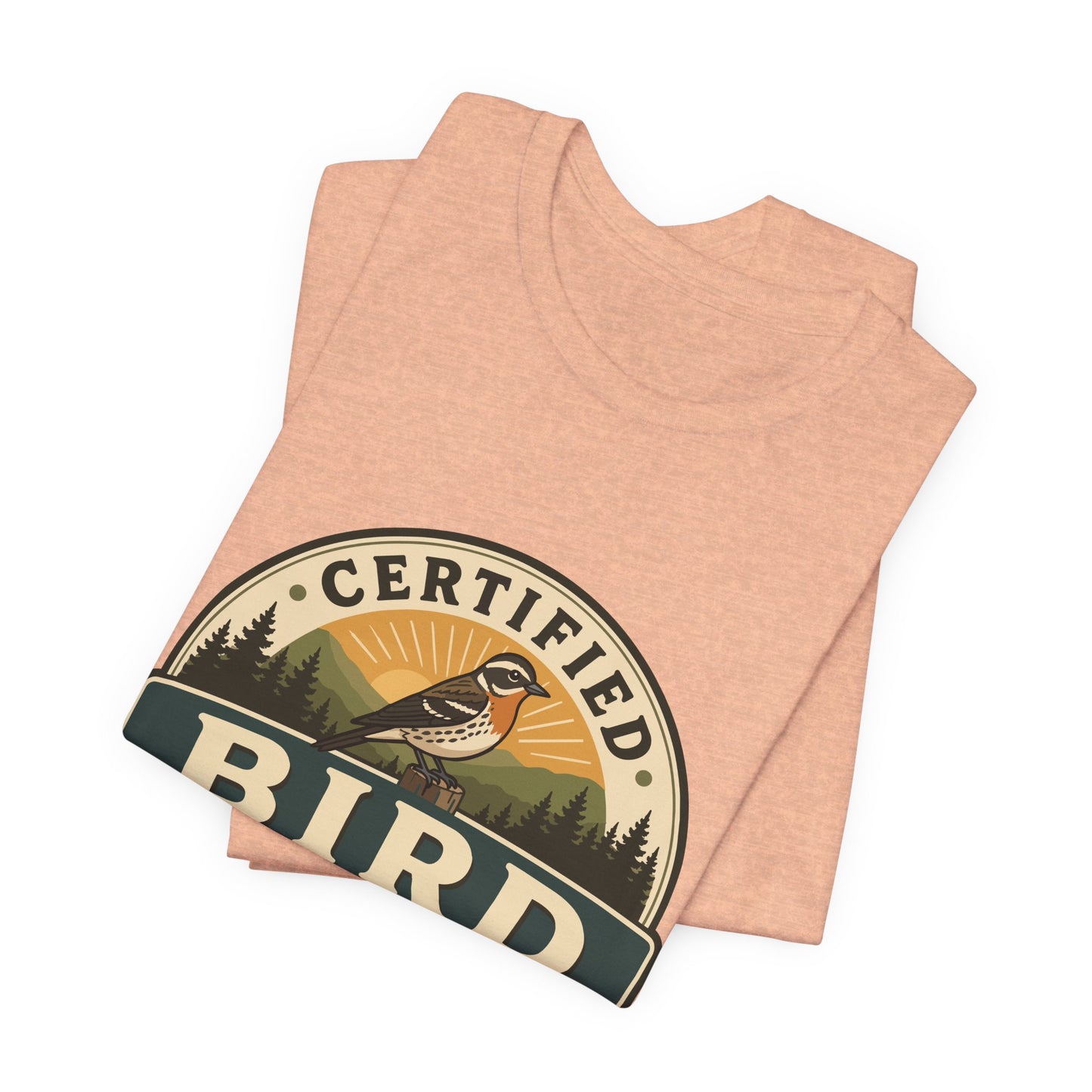Certified Bird Watcher T-Shirt — Vintage Nature Birding Tee