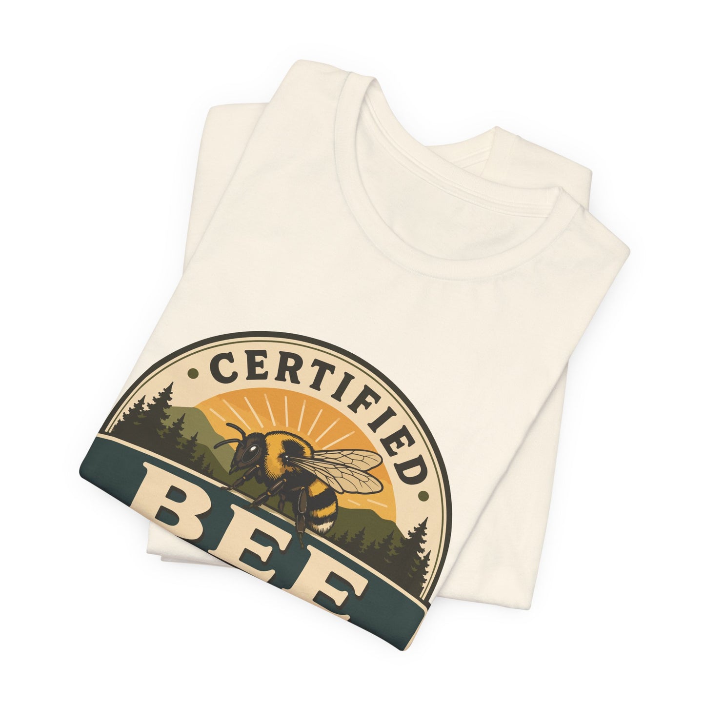 Certified Bee Watcher T-Shirt — Beekeeper Gardening Gift