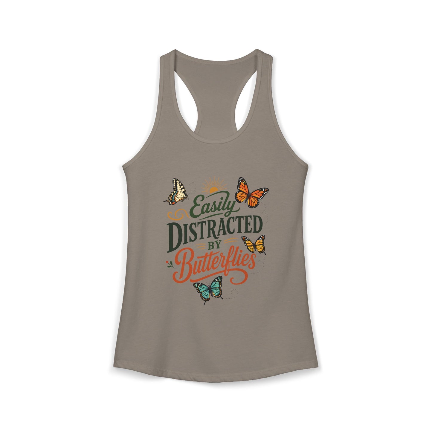 Easily Distracted by Butterflies - Women's Racerback Tank