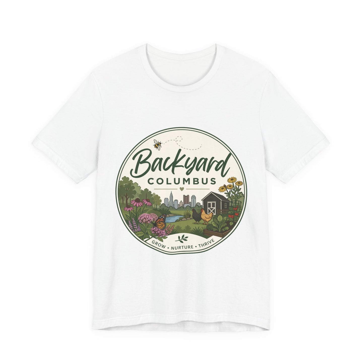 Backyard Columbus T-Shirt — Grow Nurture Thrive Garden Tee