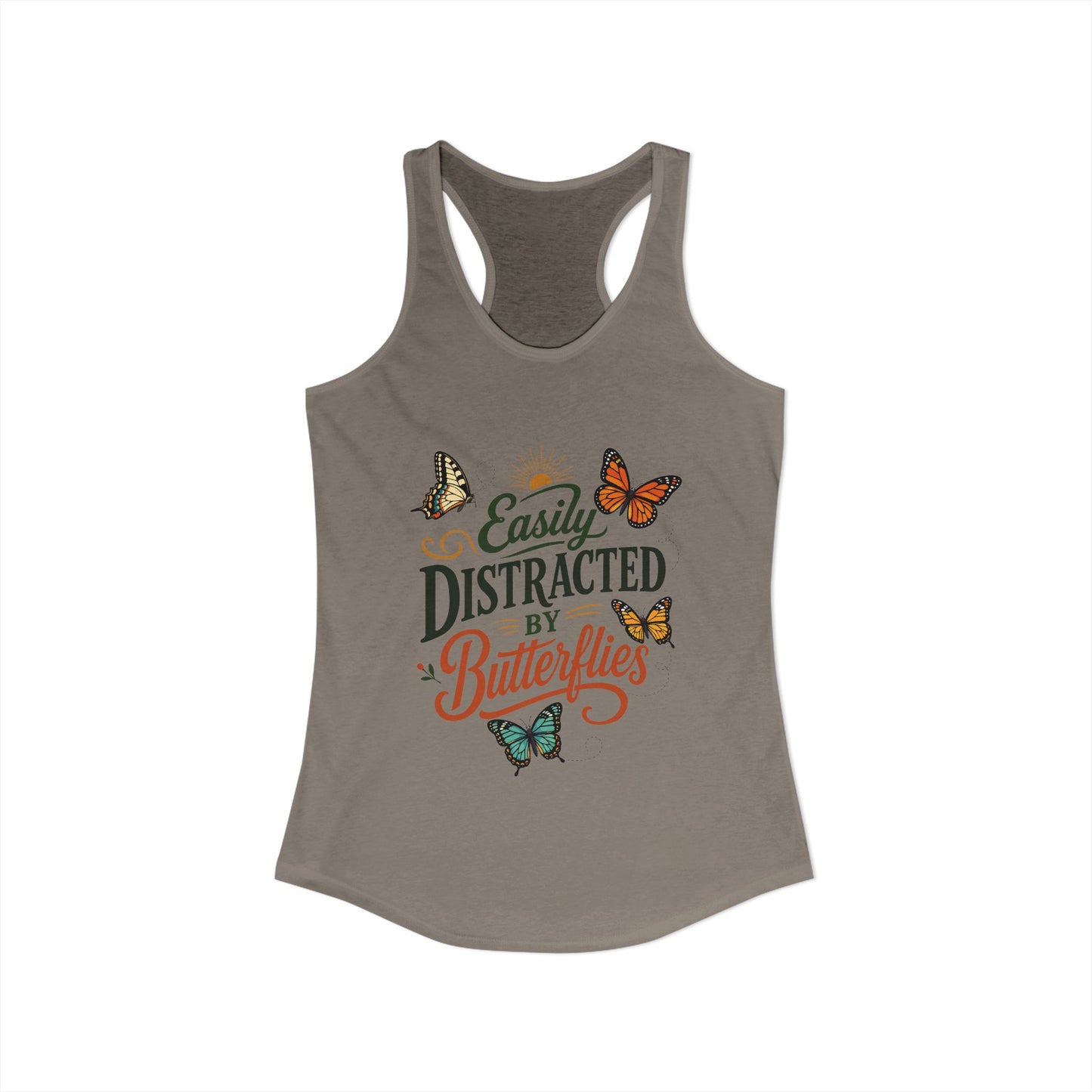 Easily Distracted by Butterflies - Women's Racerback Tank
