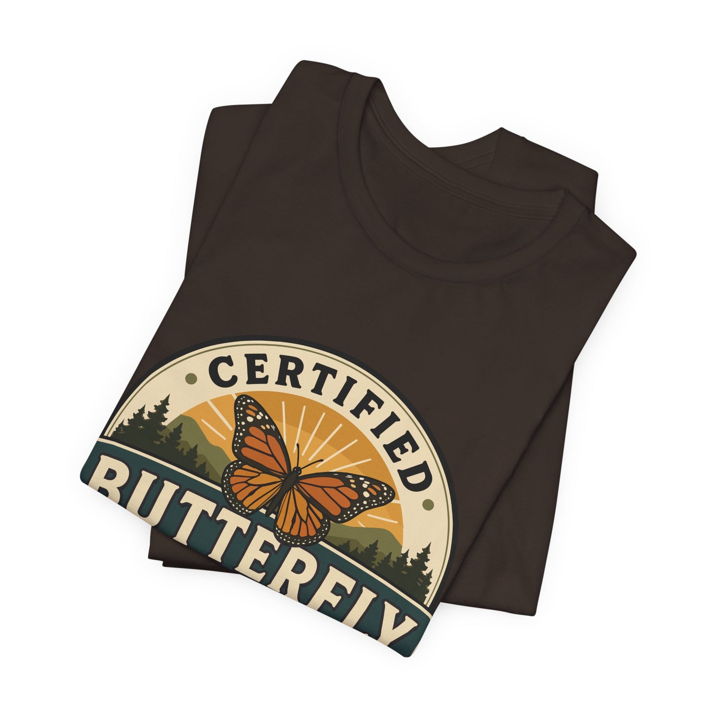 Certified Butterfly Watcher T-Shirt — Butterfly Watching Graphic Tee