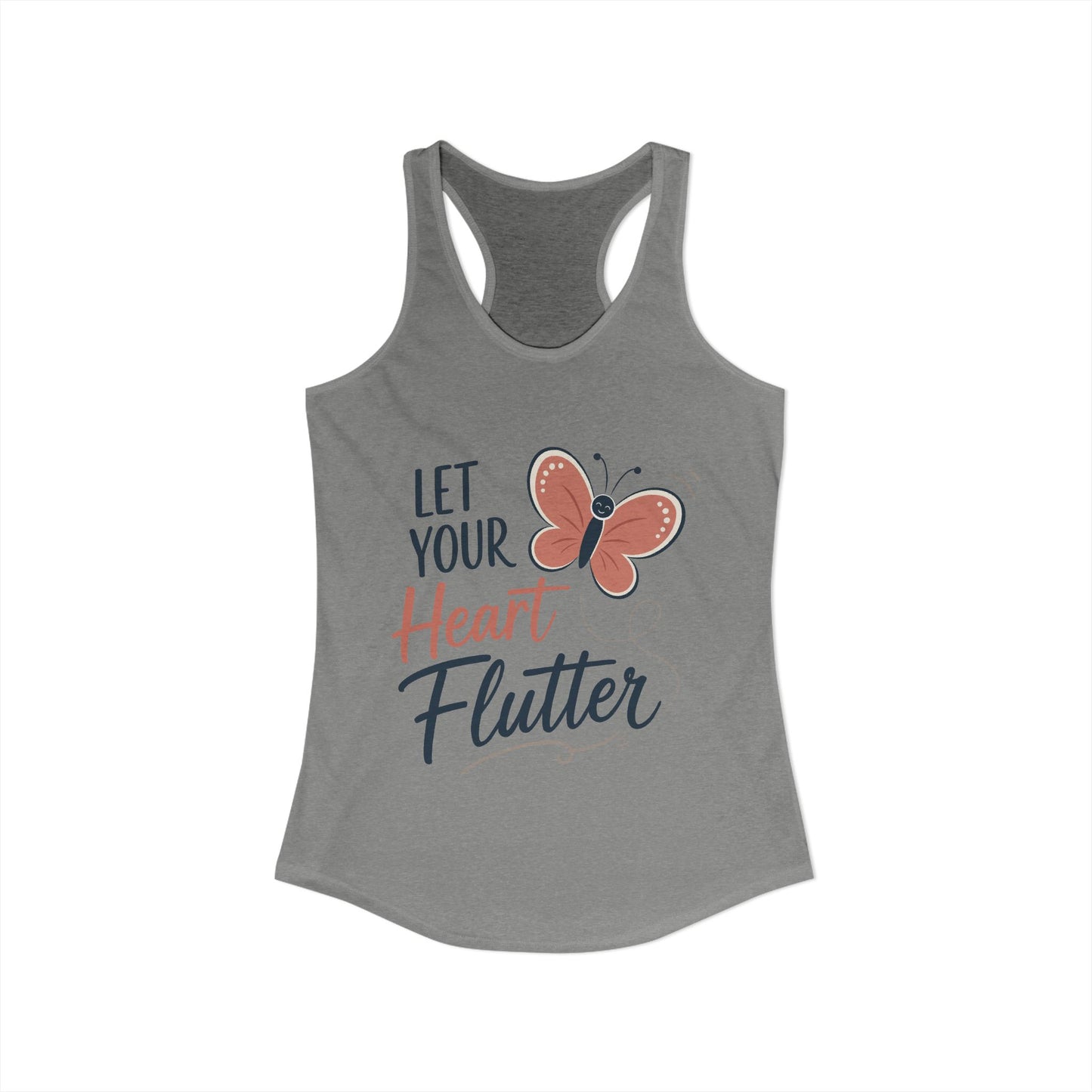 Let Your Heart Flutter Women’s Racerback Tank