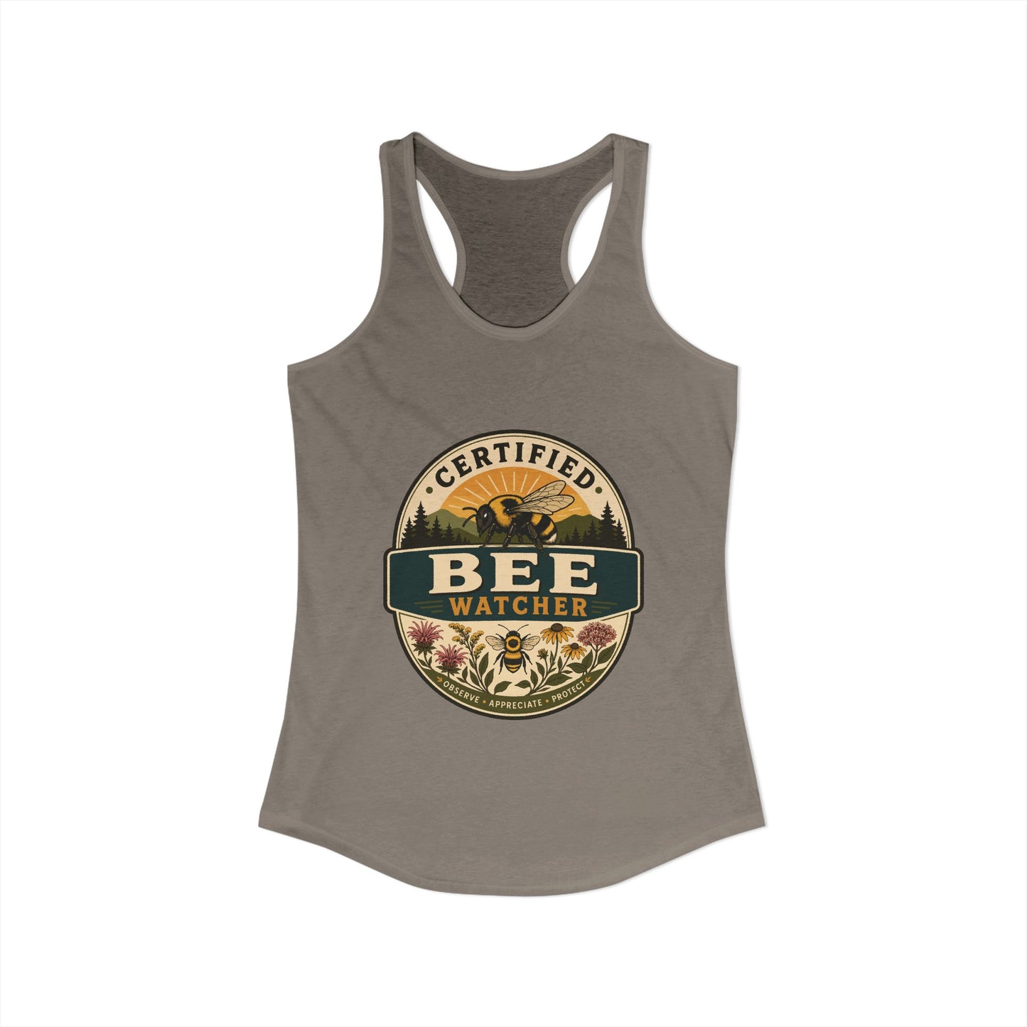 Certified Bee Watcher - Women's  Racerback Tank