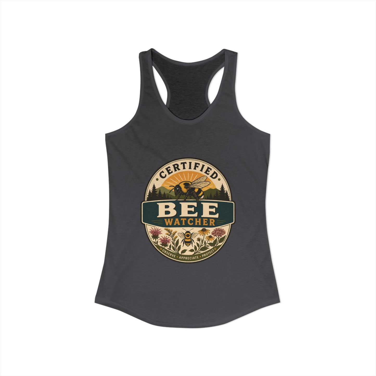 Certified Bee Watcher - Women's  Racerback Tank