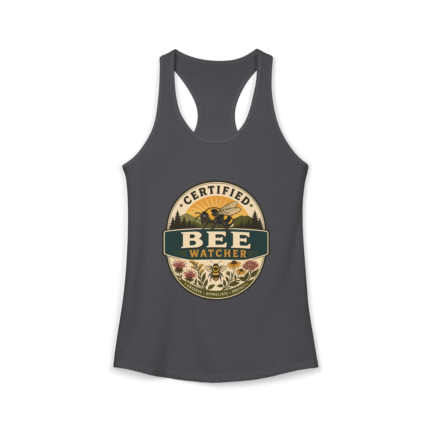 Certified Bee Watcher - Women's  Racerback Tank