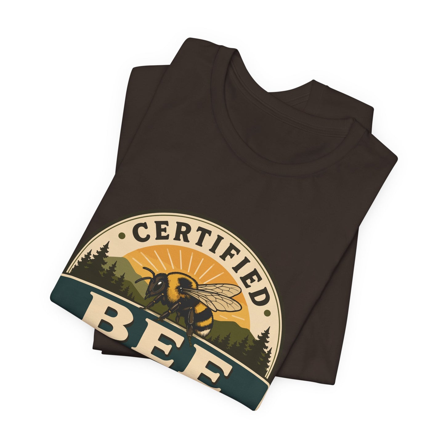 Certified Bee Watcher T-Shirt — Beekeeper Gardening Gift