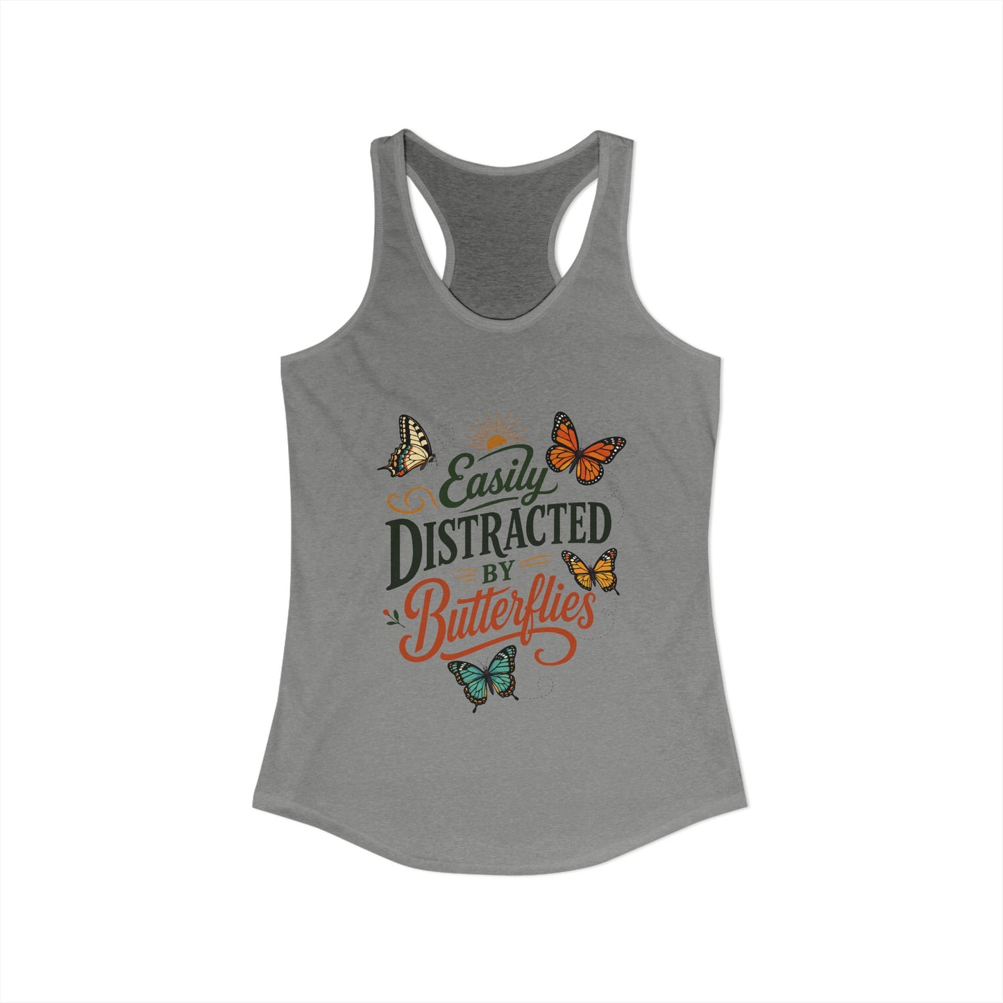Easily Distracted by Butterflies - Women's Racerback Tank