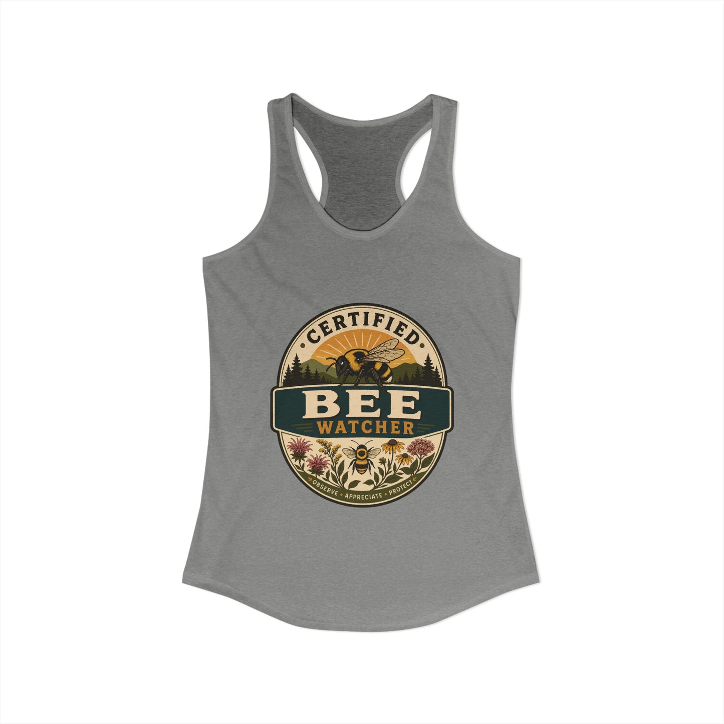 Certified Bee Watcher - Women's  Racerback Tank