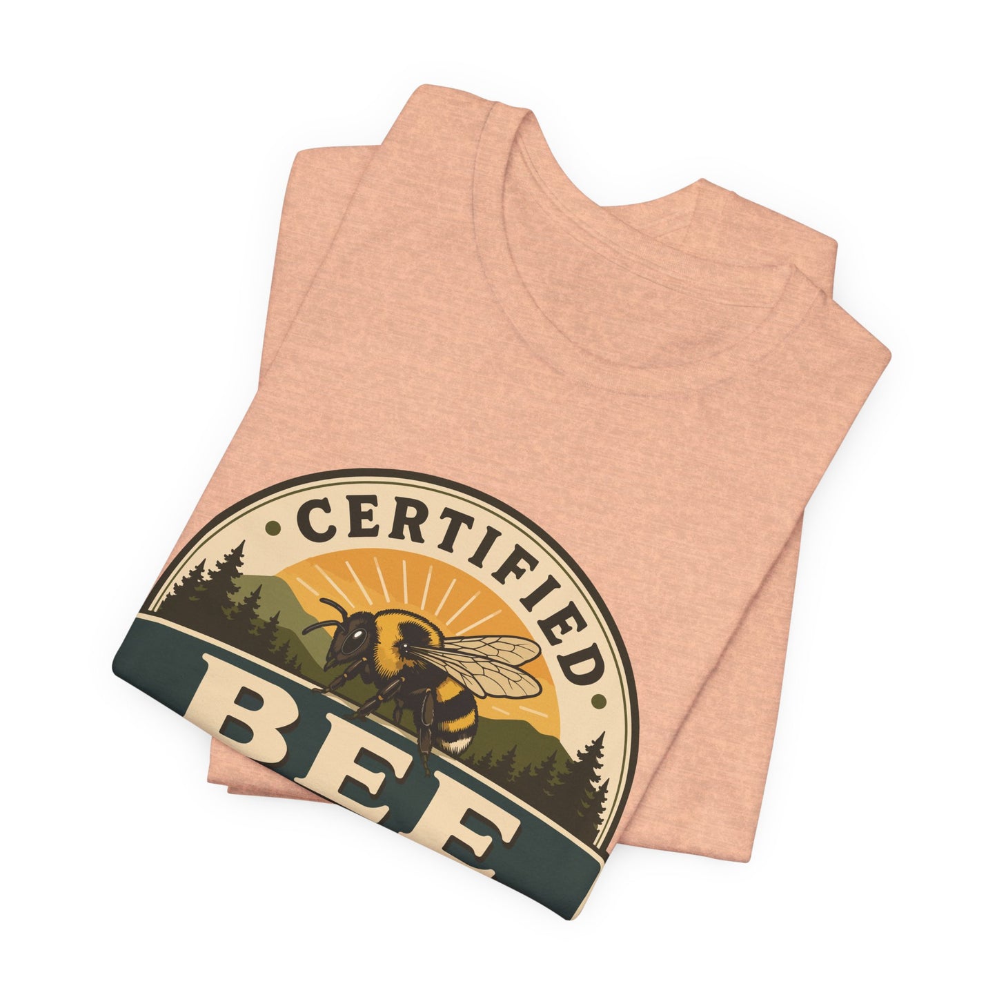 Certified Bee Watcher T-Shirt — Beekeeper Gardening Gift