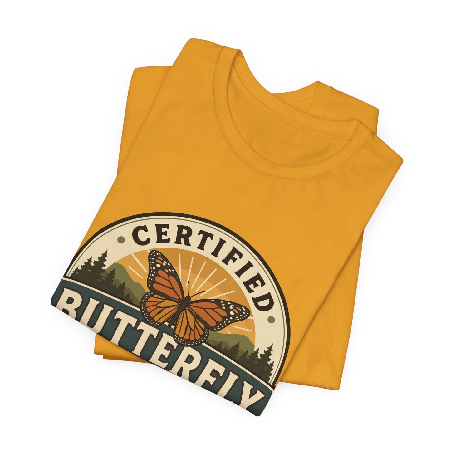 Certified Butterfly Watcher T-Shirt — Butterfly Watching Graphic Tee