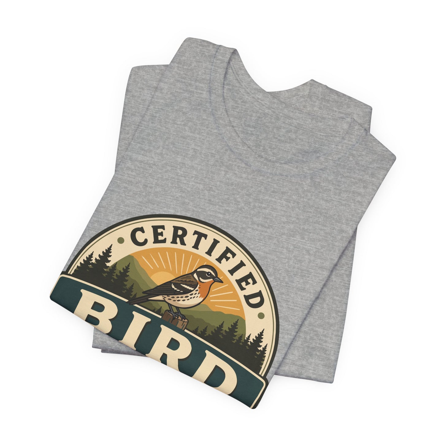 Certified Bird Watcher T-Shirt — Vintage Nature Birding Tee