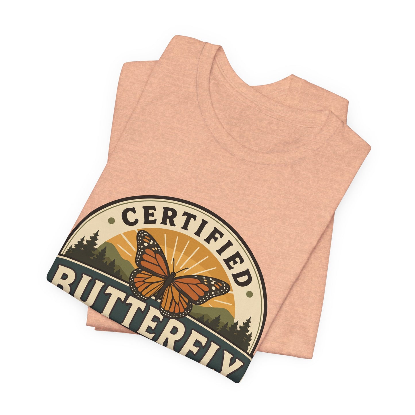 Certified Butterfly Watcher T-Shirt — Butterfly Watching Graphic Tee