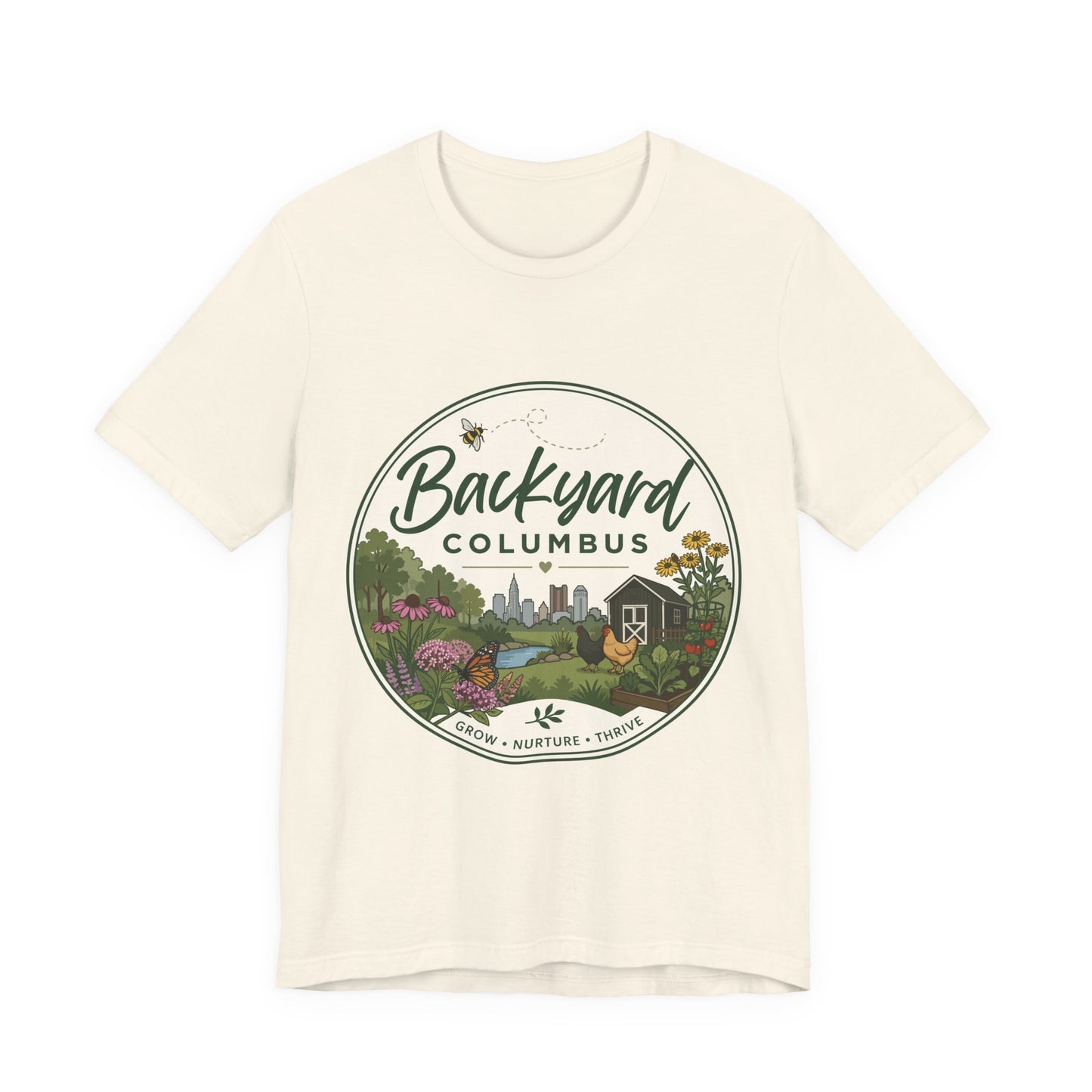 Backyard Columbus T-Shirt — Grow Nurture Thrive Garden Tee