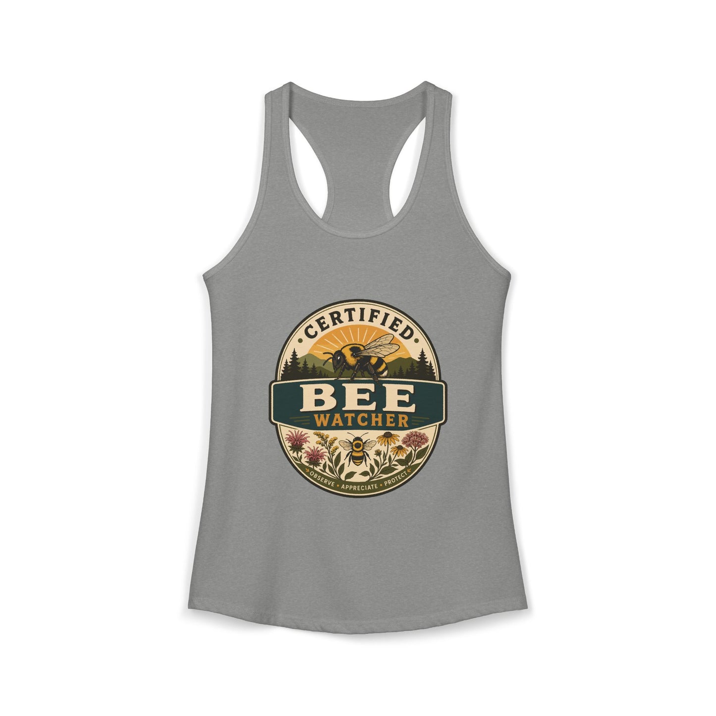 Certified Bee Watcher - Women's  Racerback Tank