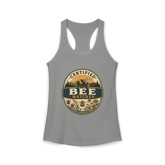 Certified Bee Watcher - Women's  Racerback Tank